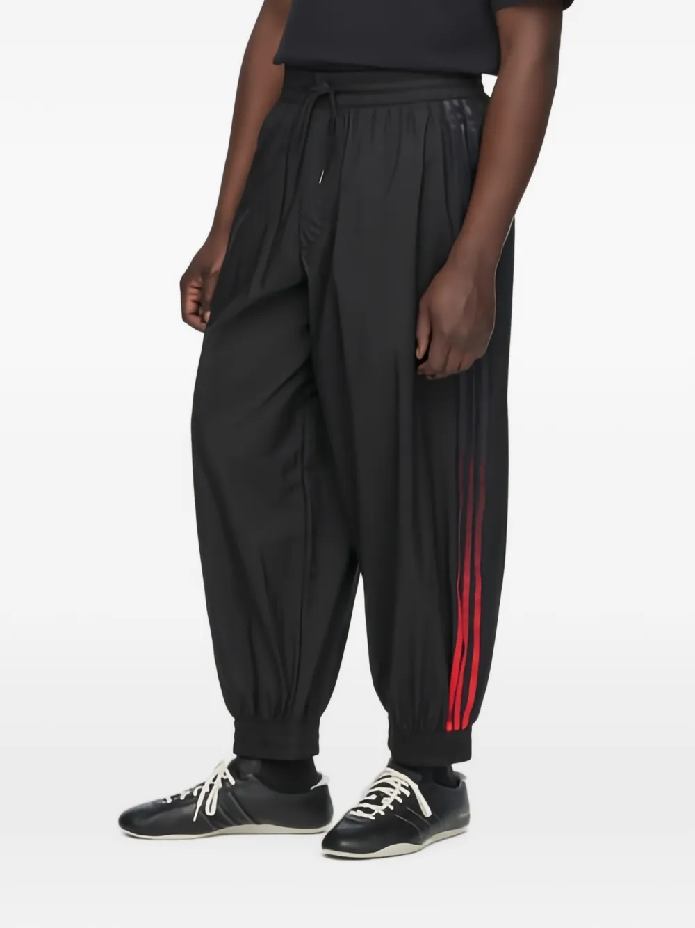 Y-3 gradient 3-stripes track pants - Nero