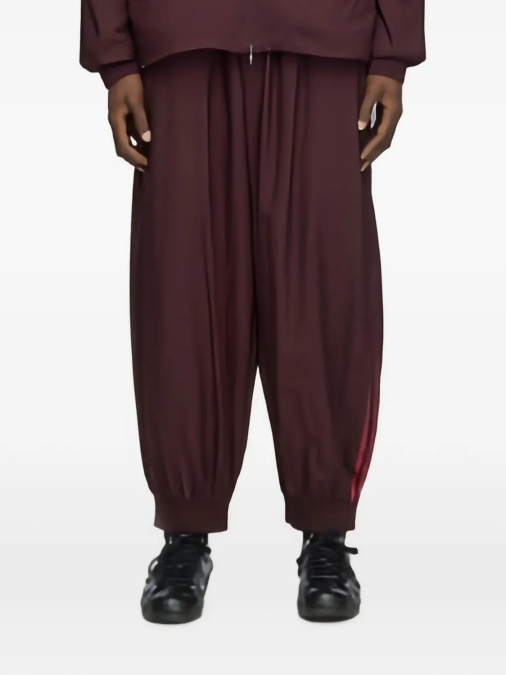 Y-3 Gradient 3-Stripes track pants - Marrone