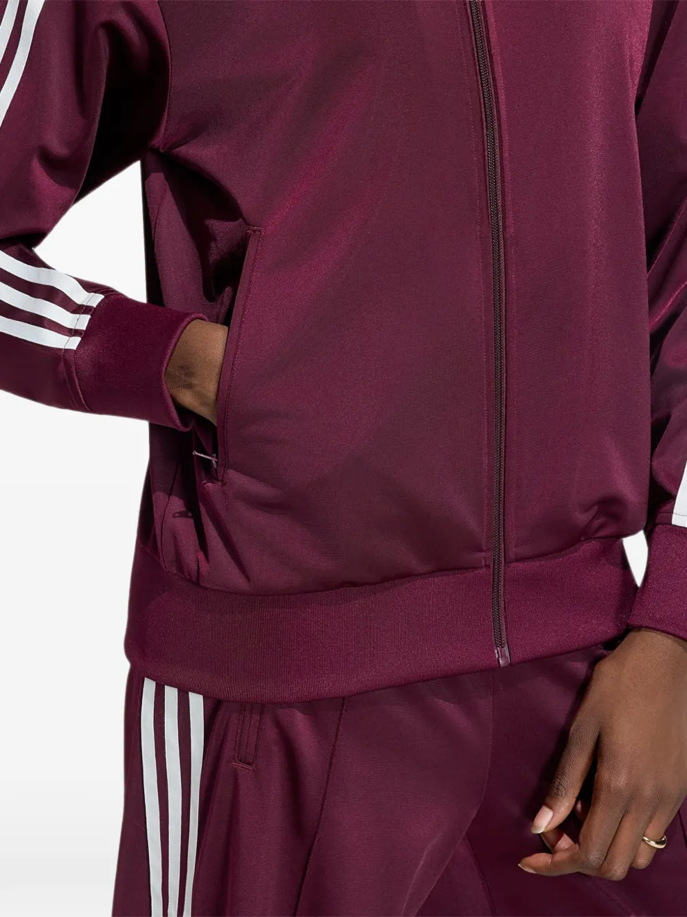 adidas Firebird logo-embroidered sweatshirt Rood