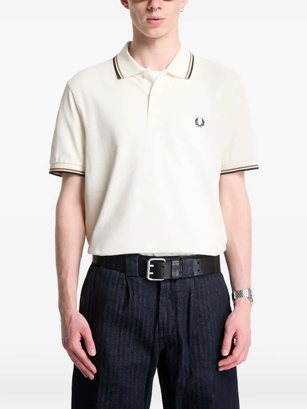Fred Perry ショートスリーブ ポロシャツ | ニュートラル | Image 1