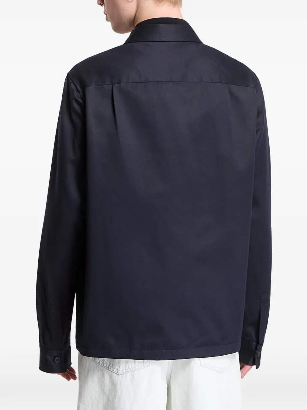 Fred Perry Twill shirtjack Blauw