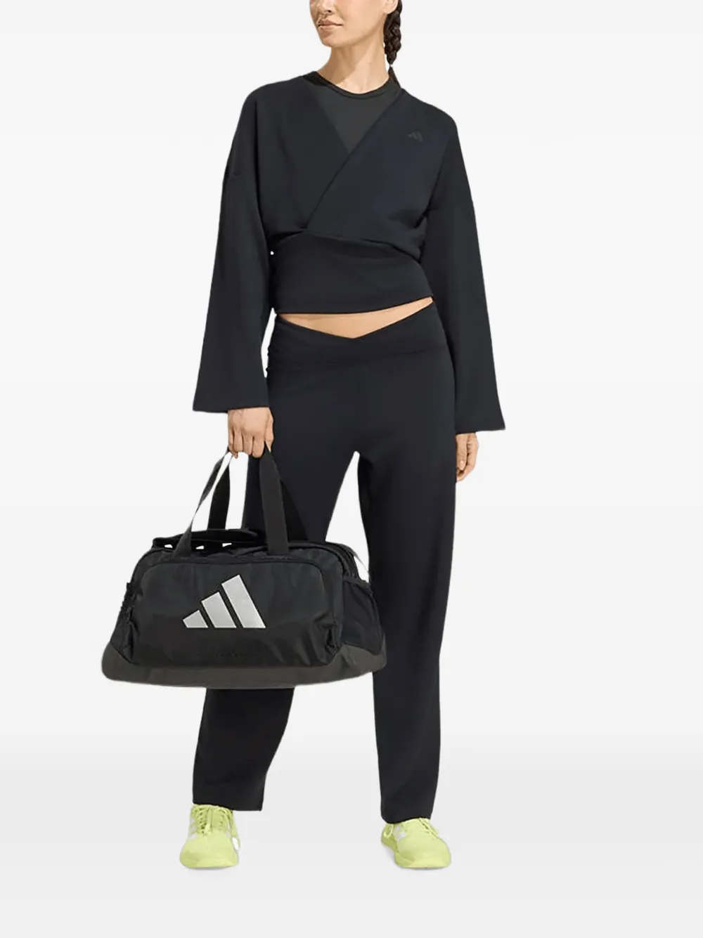 adidas Motion Essentials crossover-waist trousers Zwart