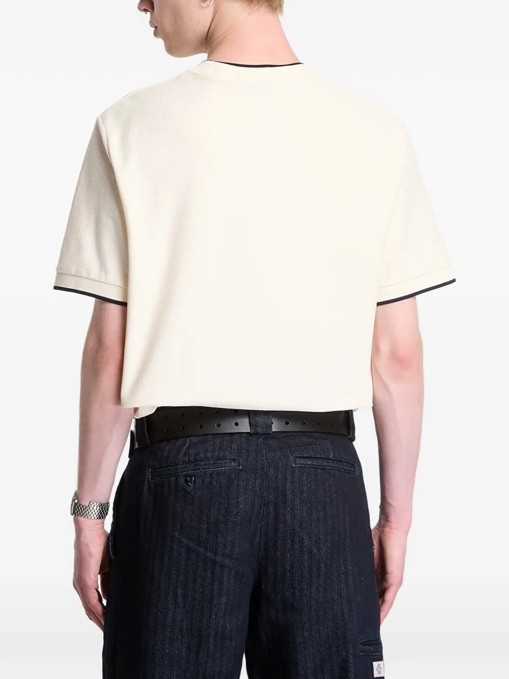 Fred Perry Katoenen T-shirt Beige