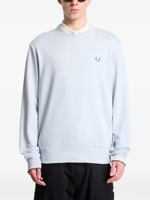 Fred Perry logo-embroidered crew-neck sweatshirt