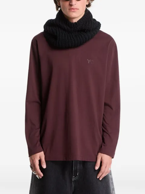 Y-3 T-shirt a maniche lunghe con logo