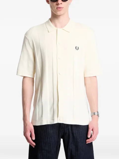 Fred Perry camisa a rayas verticales del mismo tono