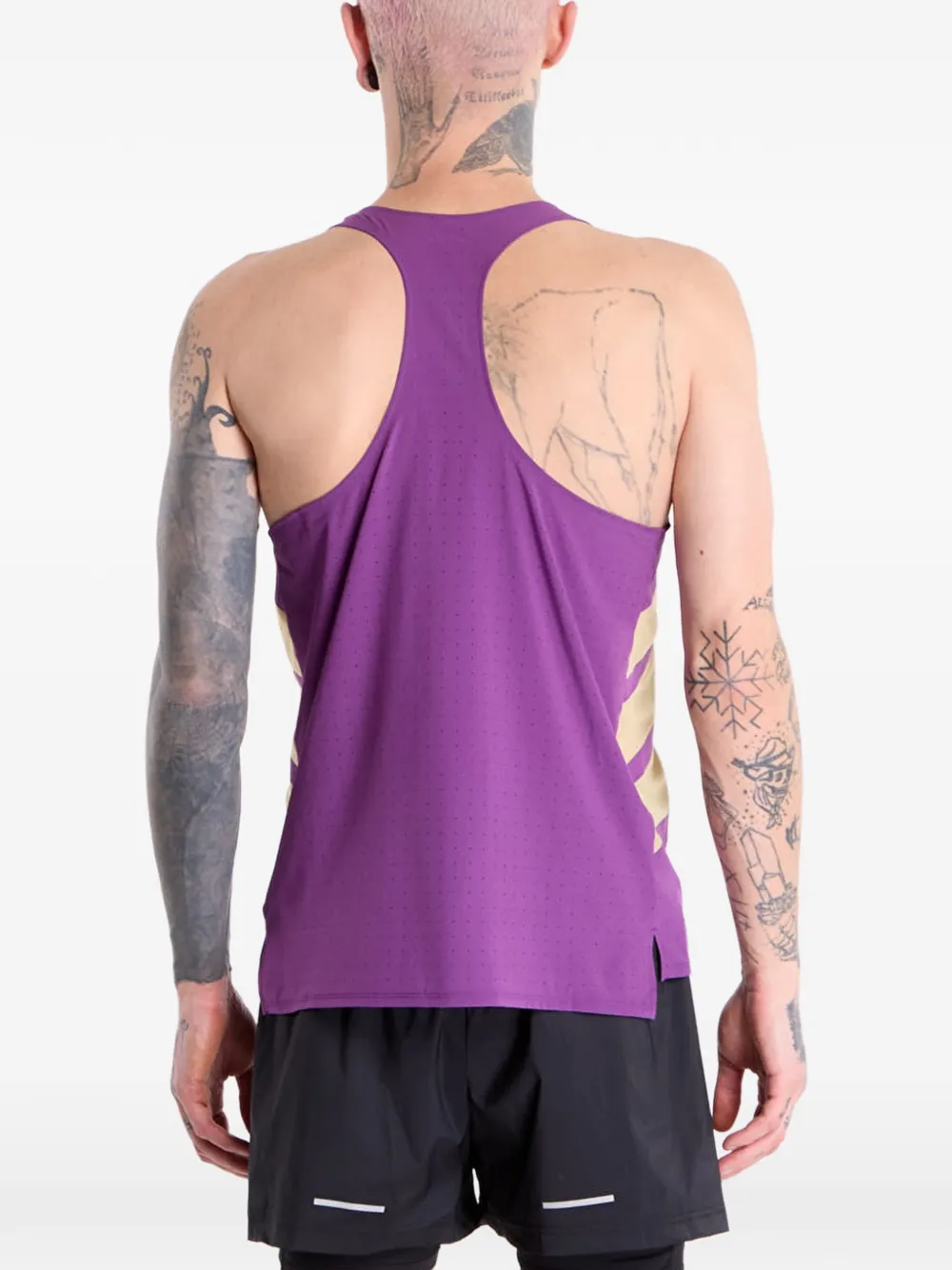 adidas Adizero Road To Records tank top Paars