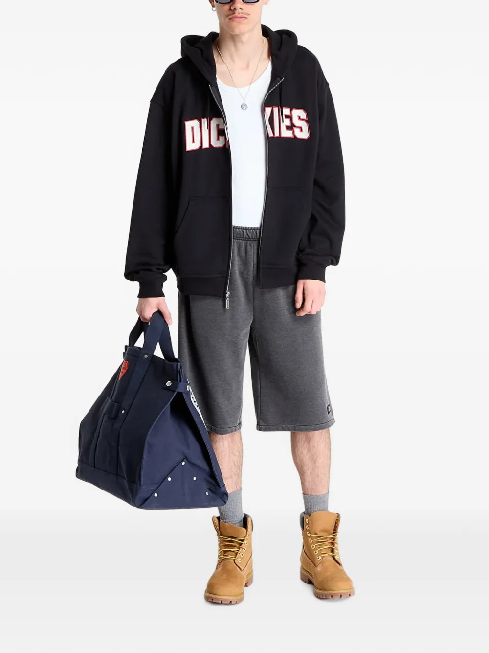 DICKIES Aitkin hoodie met rits Zwart