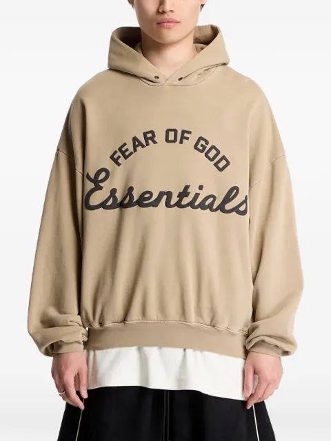 FEAR OF GOD ESSENTIALS logo-print hoodie