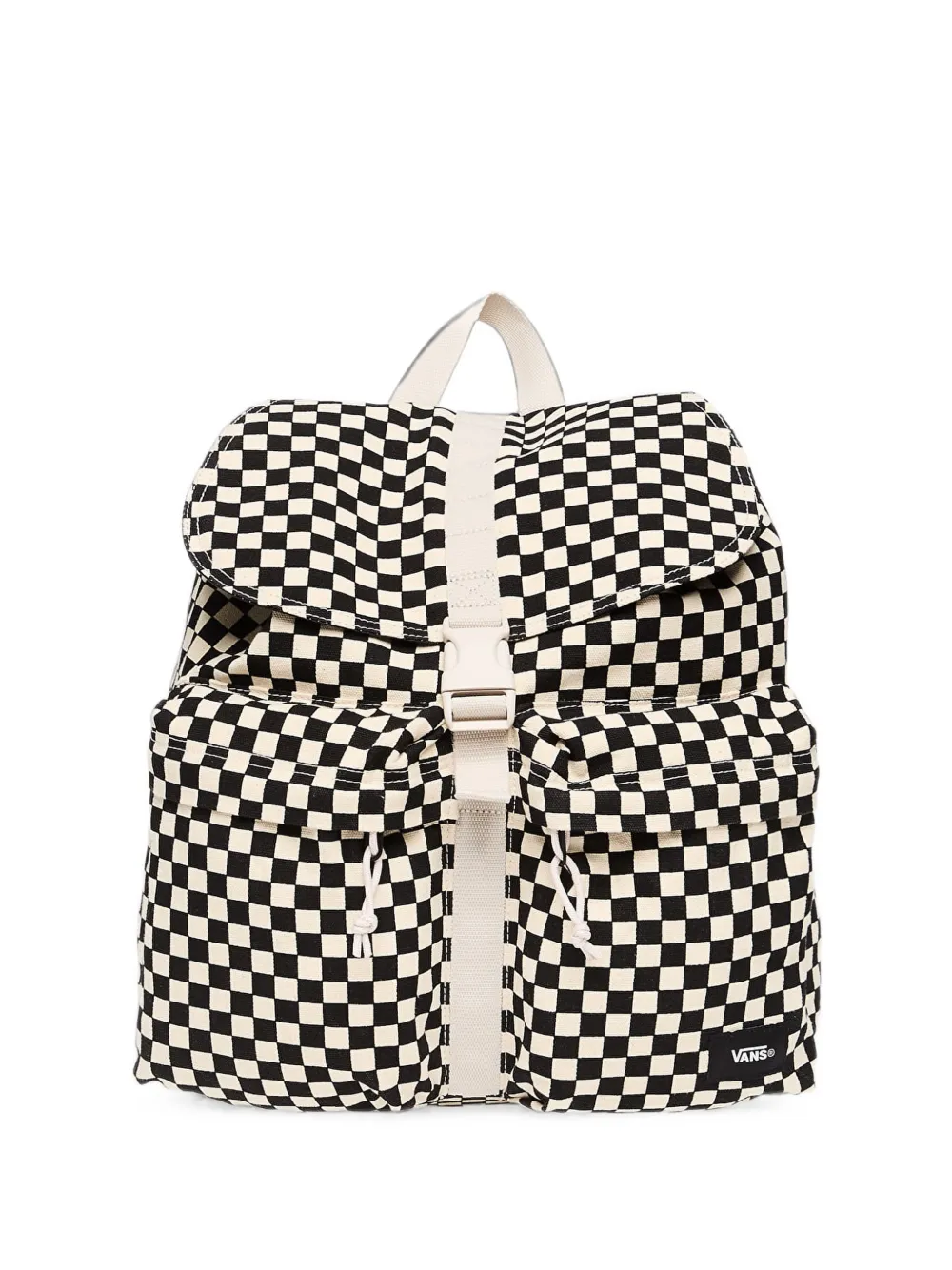 Vans Scatter checkerboard buckle-fastening backpack - Nero