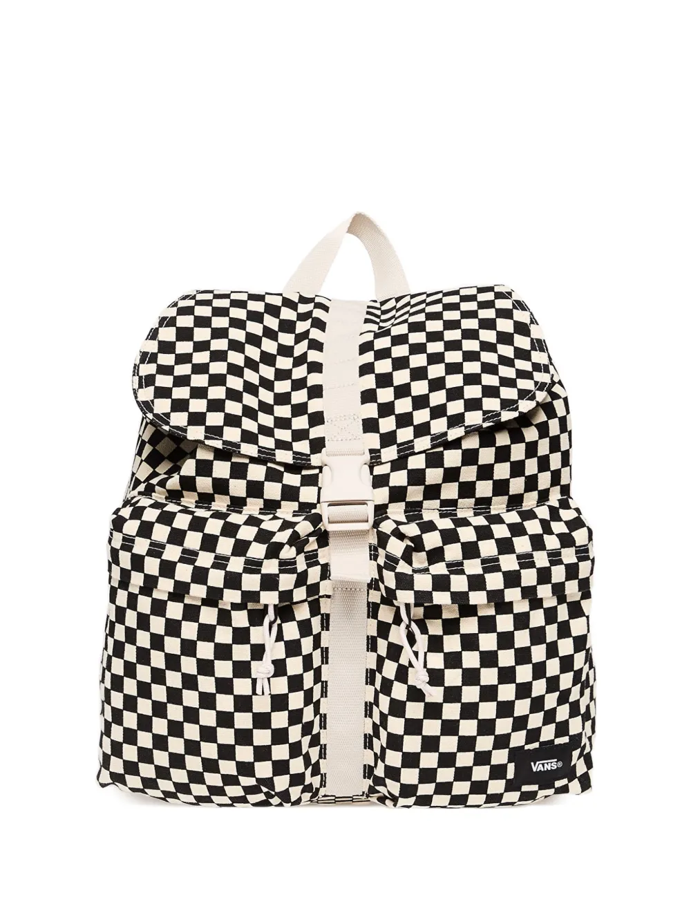 Vans Scatter checkerboard buckle-fastening backpack - Nero