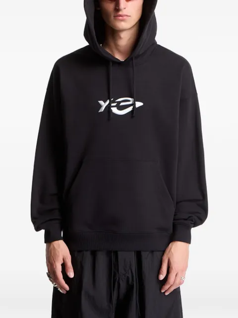 Y-3 Liquid logo-print hoodie