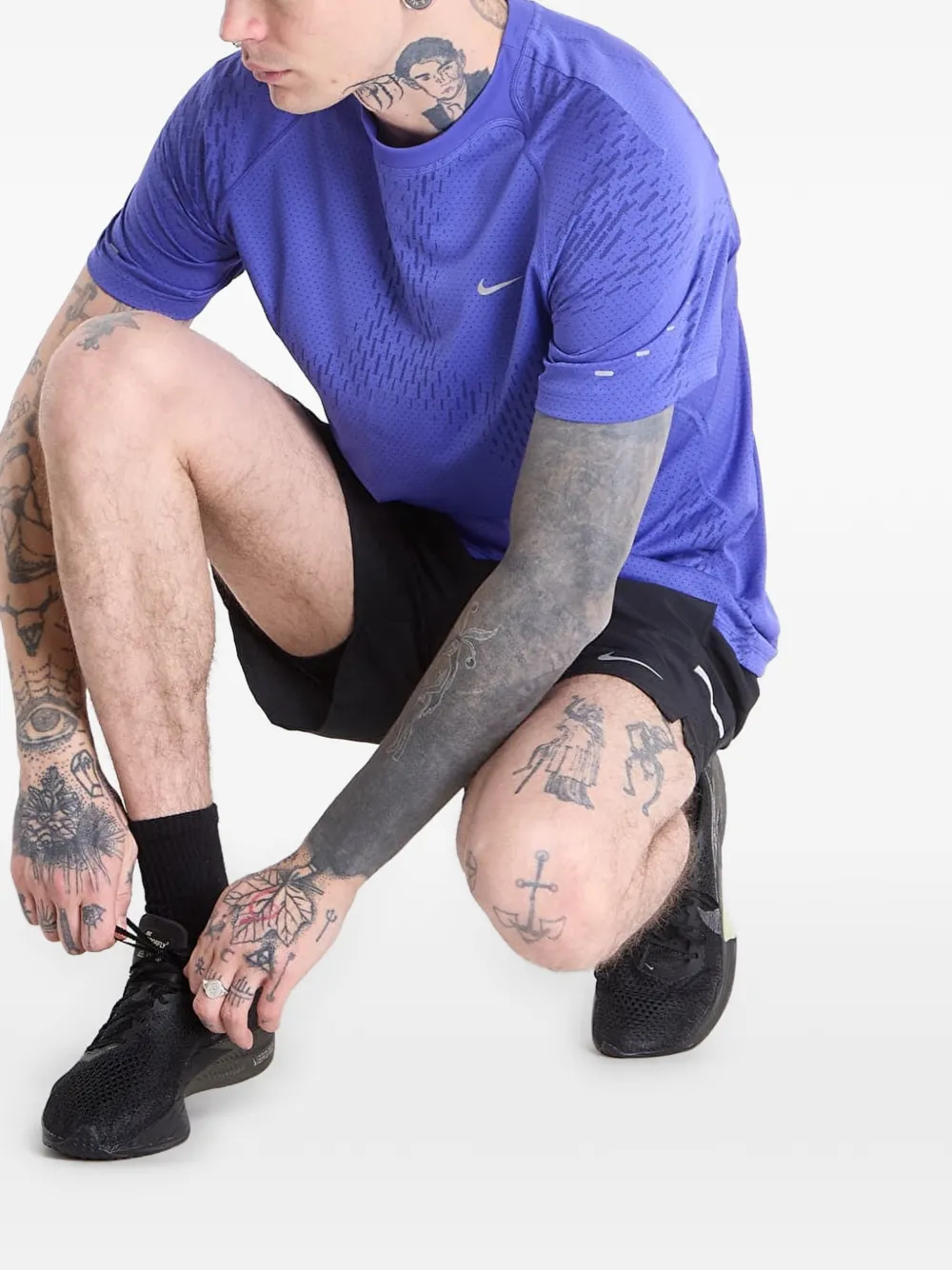 Nike Dri-FIT Miler running shorts Zwart