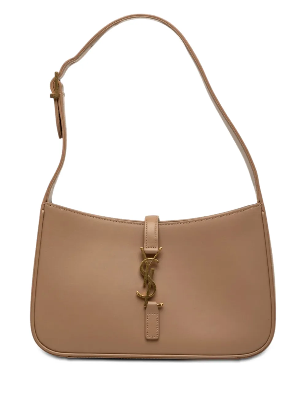 Saint Laurent Pre-Owned Borsa a spalla Le 5 a 7 in pelle di vitello liscia 2011 - Marrone
