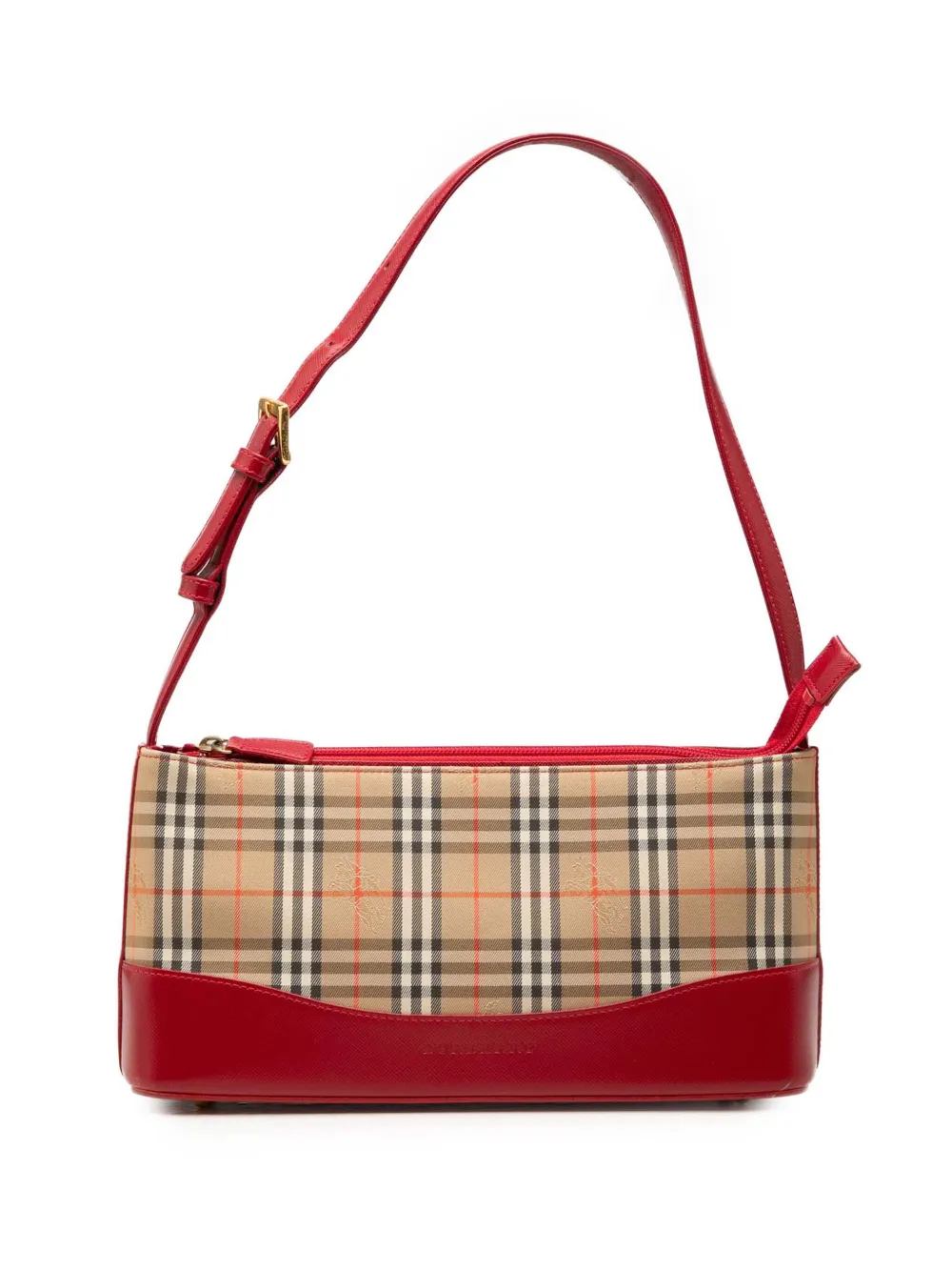 Burberry Pre-Owned Borsa a spalla Haymarket Check in tela 2000-2026 - Toni neutri