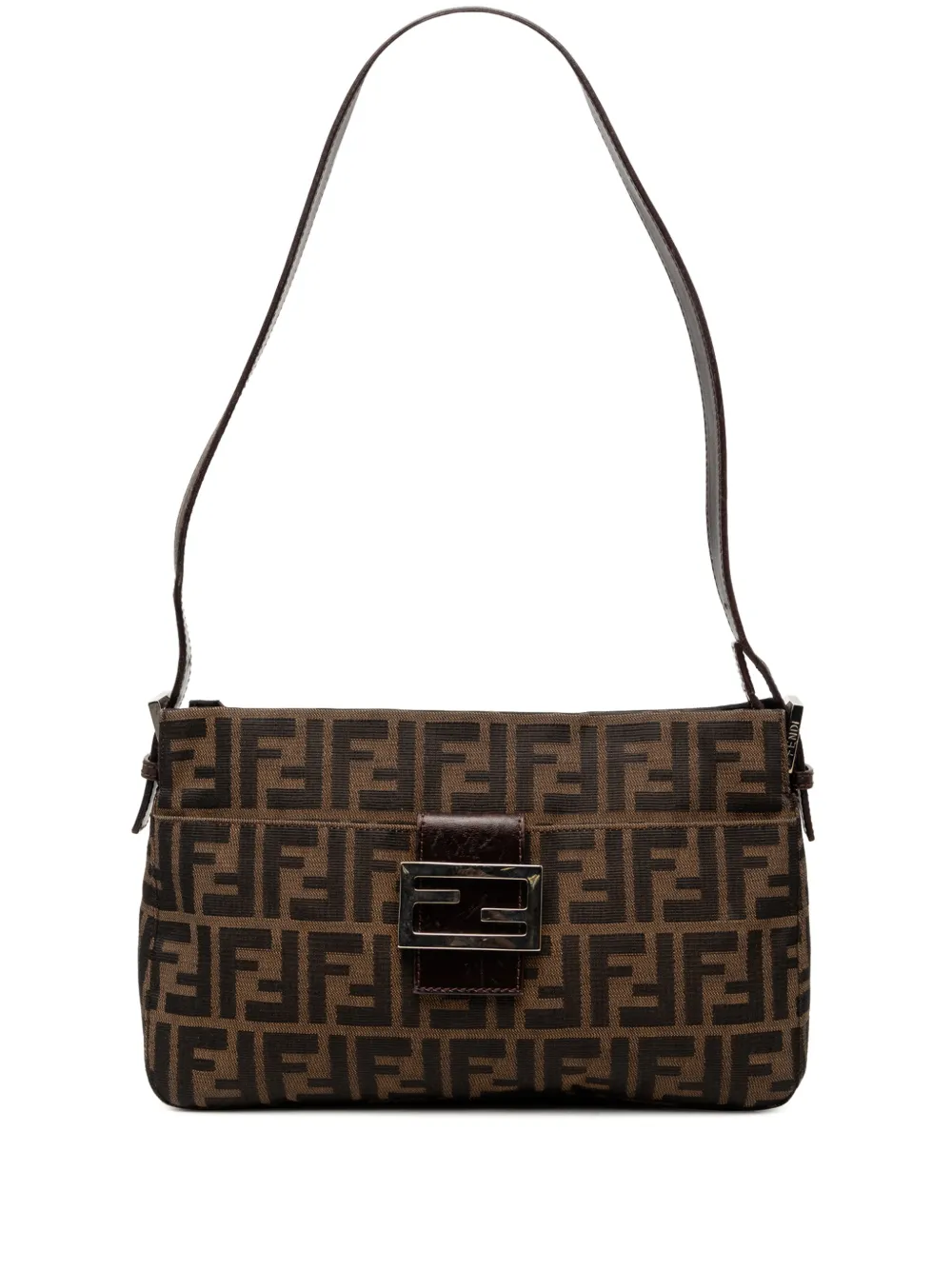 Fendi Pre-Owned Borsa a spalla in tela con motivo Zucca 2000-2010 - Marrone