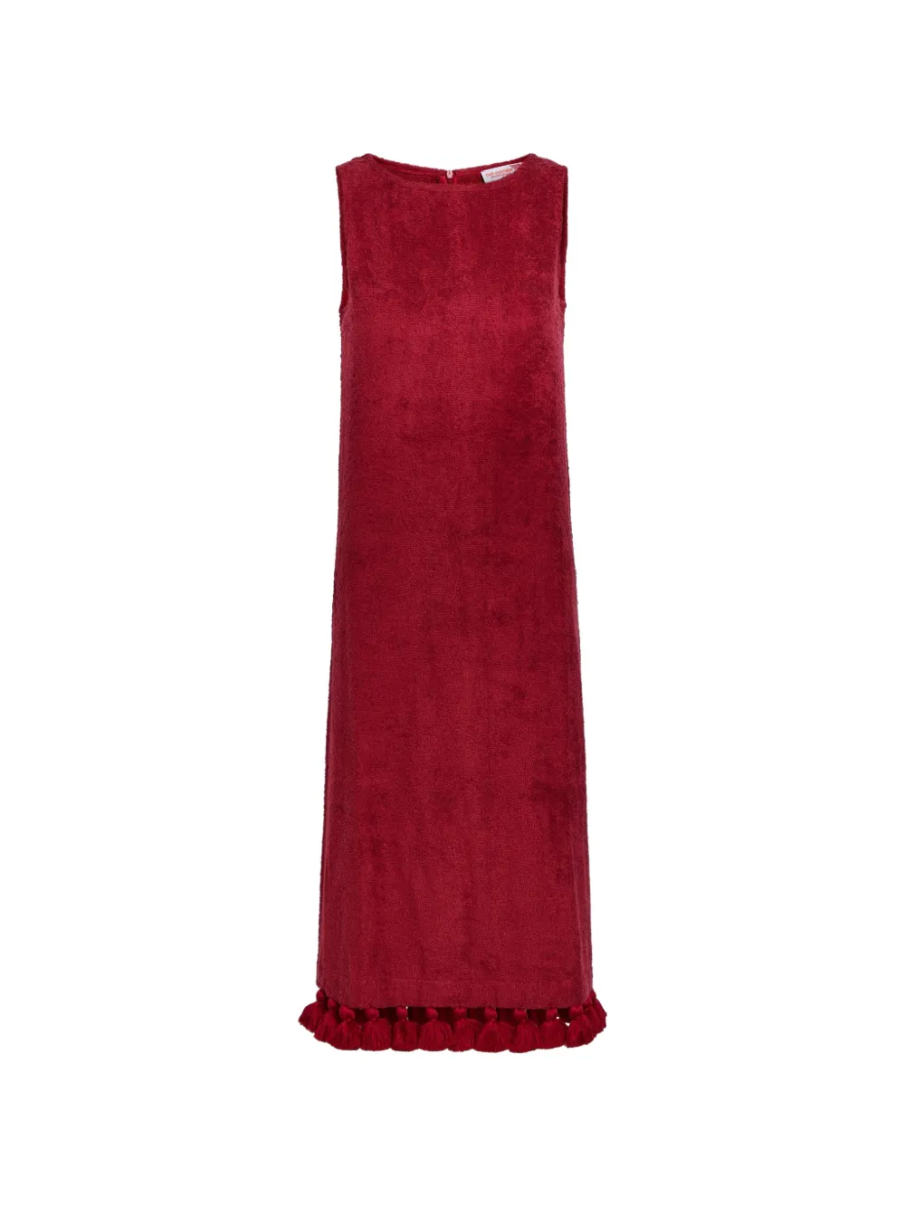 Cap d'Antibes Aurelia tassel-trim midi dress - Rot