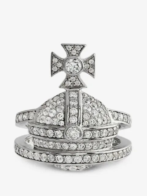 Vivienne Westwood Orb crystal-embellished ring