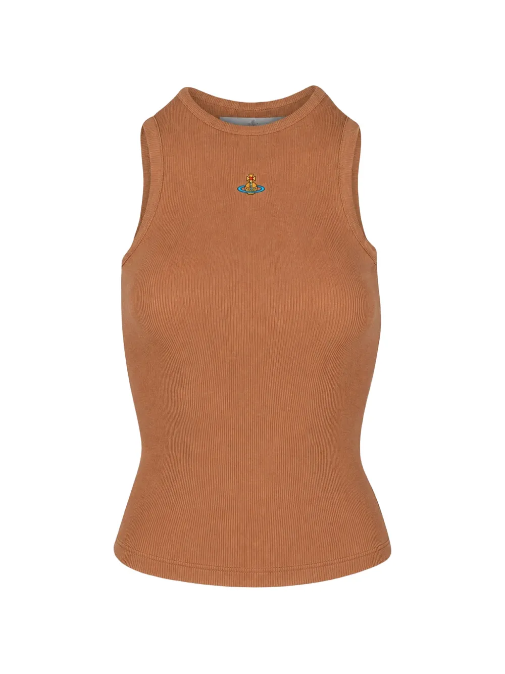Vivienne Westwood 90s Orb-embroidered vest - Arancione