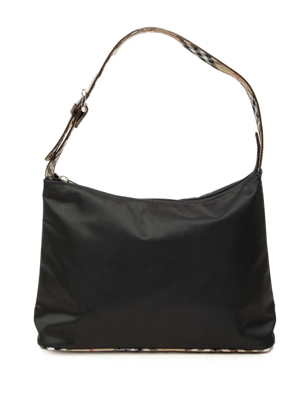 Burberry Pre-Owned Borsa a spalla Nova Check con finiture in nylon 2000-2017 - Nero