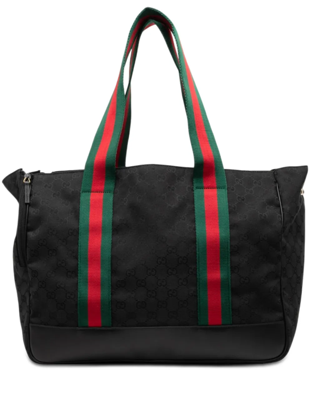 Gucci Pre-Owned Borsa da viaggio Dog Carrier in tela GG con decorazione Web 2000-2015 - Nero