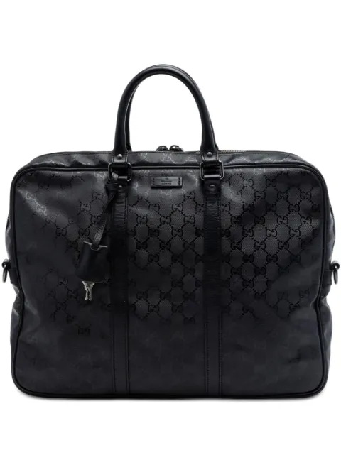 Gucci Pre-Owned 2016-2026 GG Imprime business bag