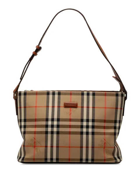 Burberry Pre-Owned 2000-2017 Haymarket Check Canvas shoulder bag