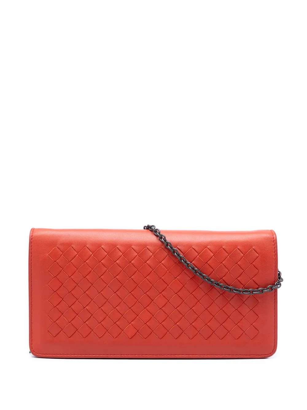 Bottega Veneta Pre-Owned Portafoglio continental Intrecciato in nappa 2012-2026 - Arancione