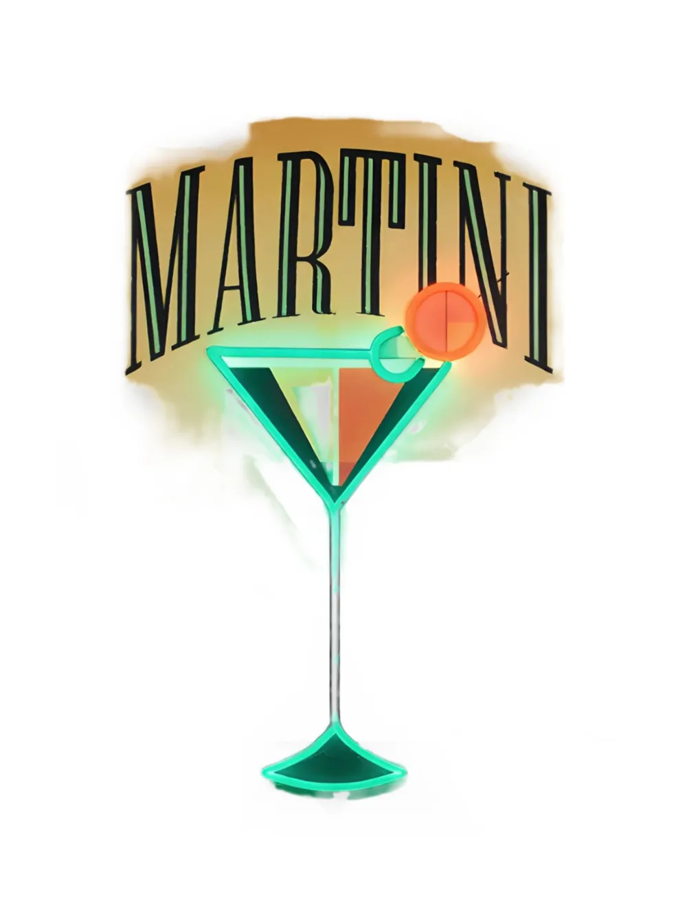 Locomocean Martini neon wall art - Toni neutri