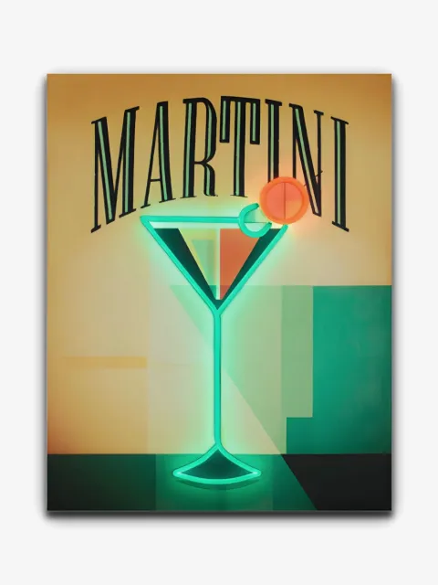 Locomocean Martini neon wall art