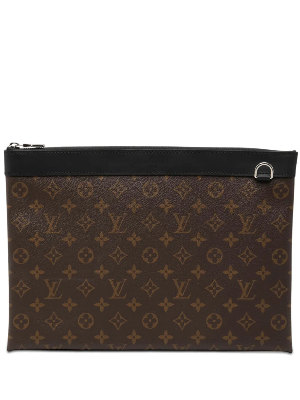 Louis Vuitton Pre-Owned 2021-2026 Monogram Macassar Discovery Pochette GM clutch bag - Brown