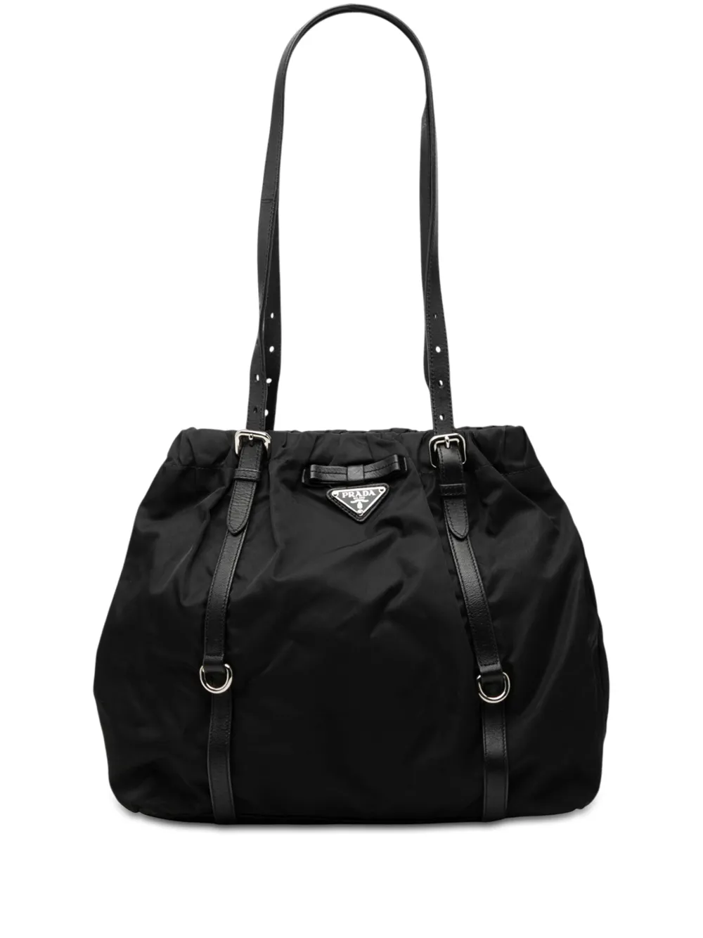 Prada Pre-Owned Borsa tote in tessuto 2013-2026 - Nero