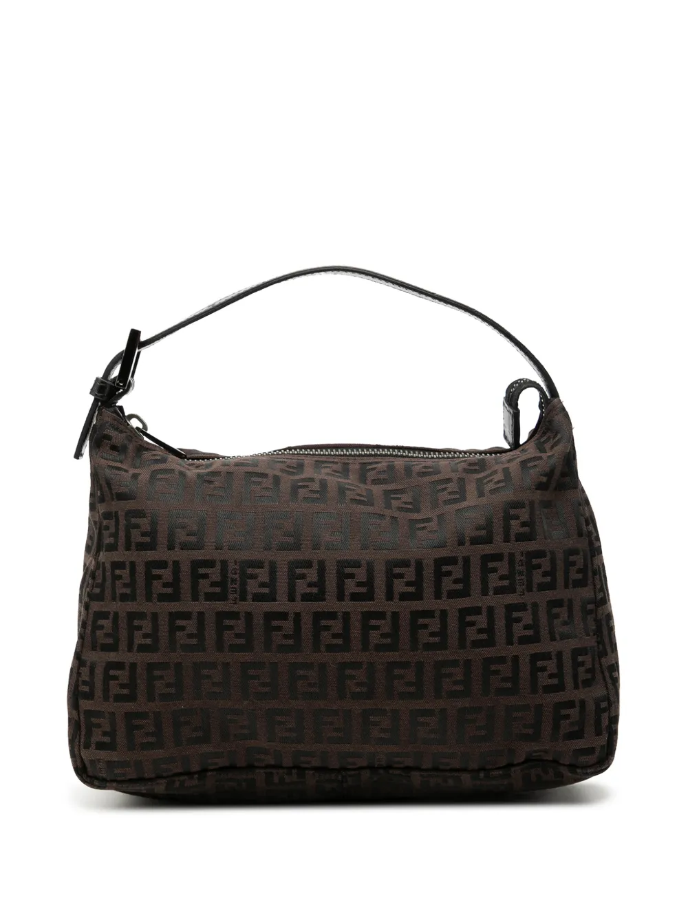 Fendi Pre-Owned Borsa a mano in tela con motivo Zucchino 2000-2010 - Marrone