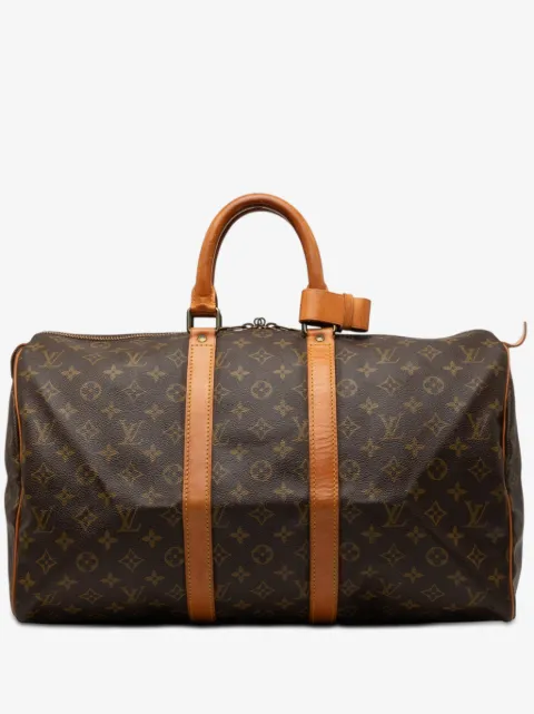 Louis Vuitton Pre-Owned 1986 Monogram Keepall 45 travel bag