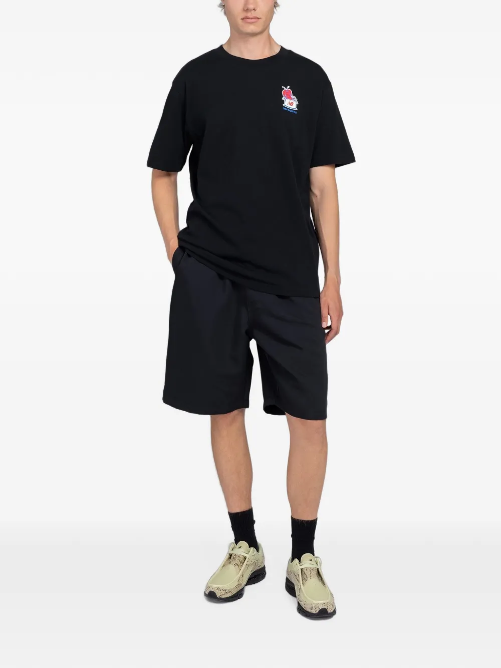 New Balance Lobster Roll katoenen T-shirt Zwart