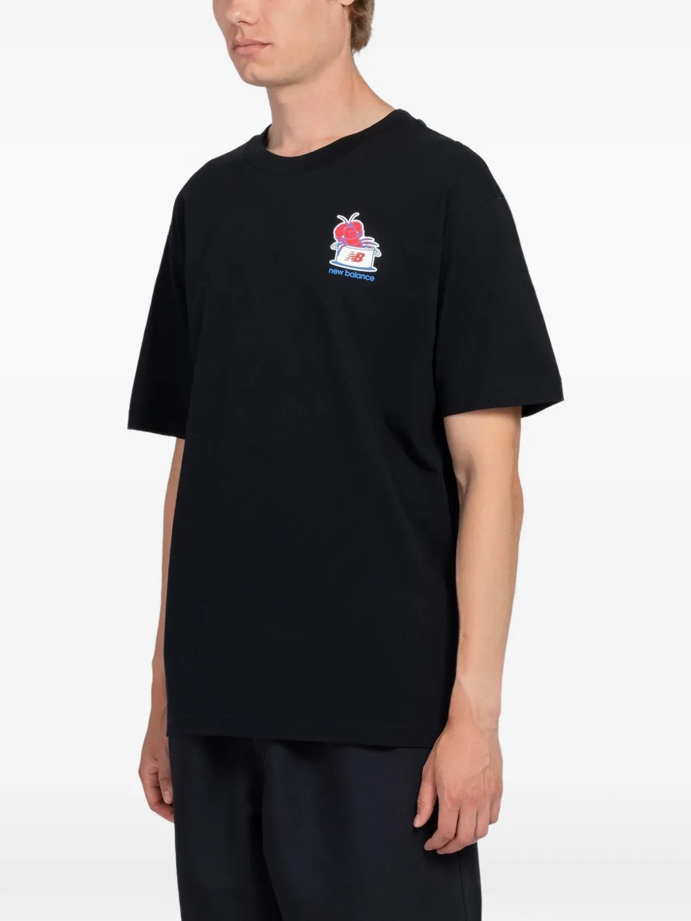 New Balance Lobster Roll katoenen T-shirt Zwart