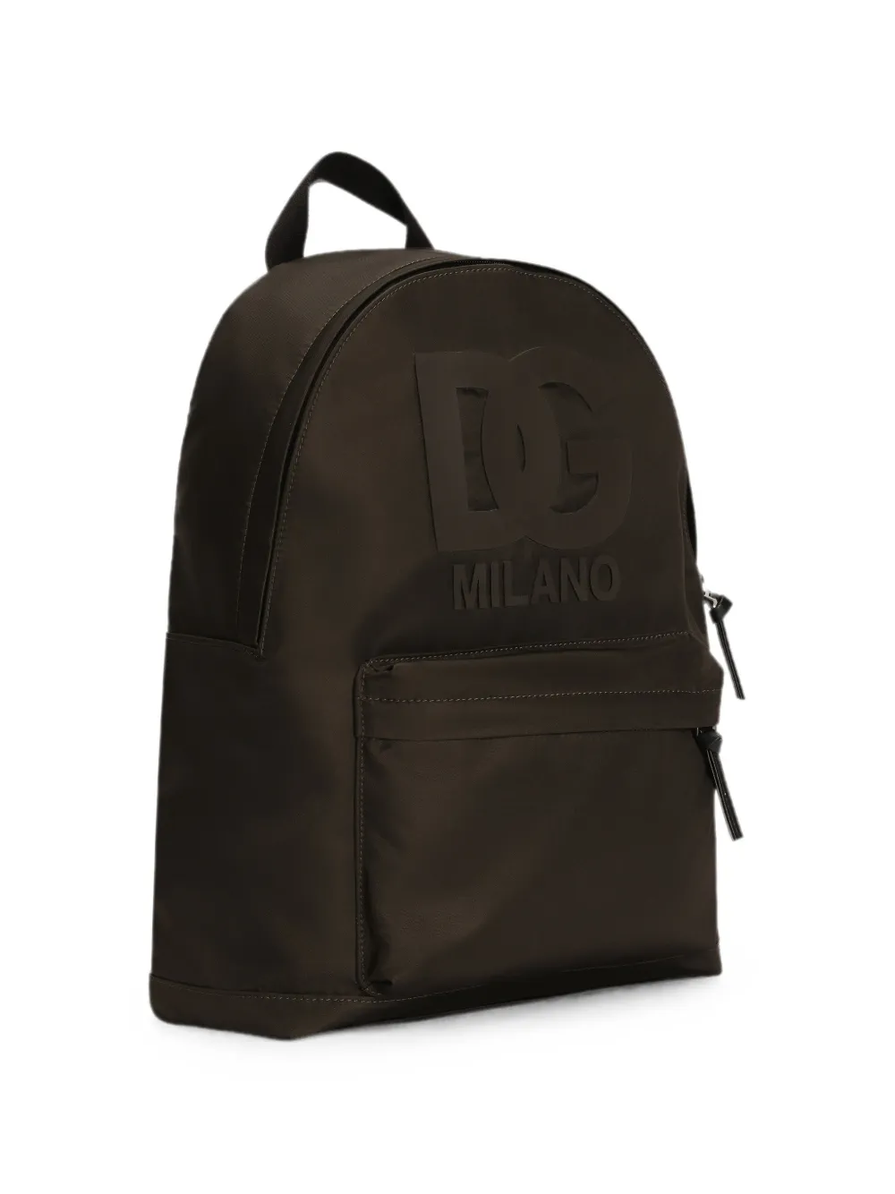 Dolce & Gabbana Kids Rugzak met logoprint Bruin