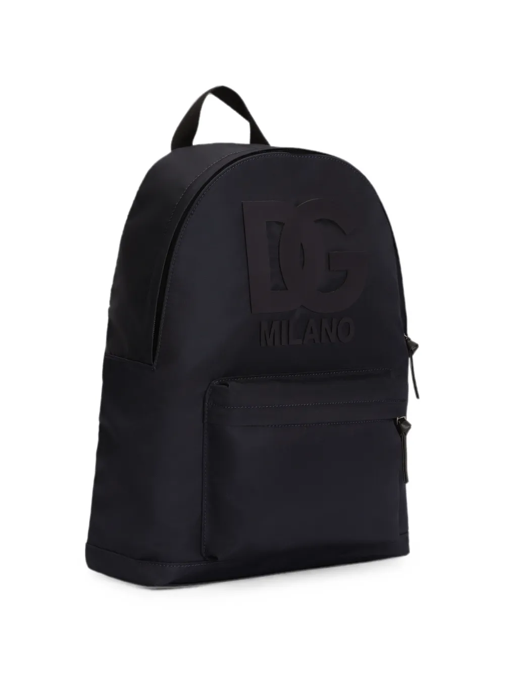Dolce & Gabbana Kids Nylon rugzak met logo Blauw