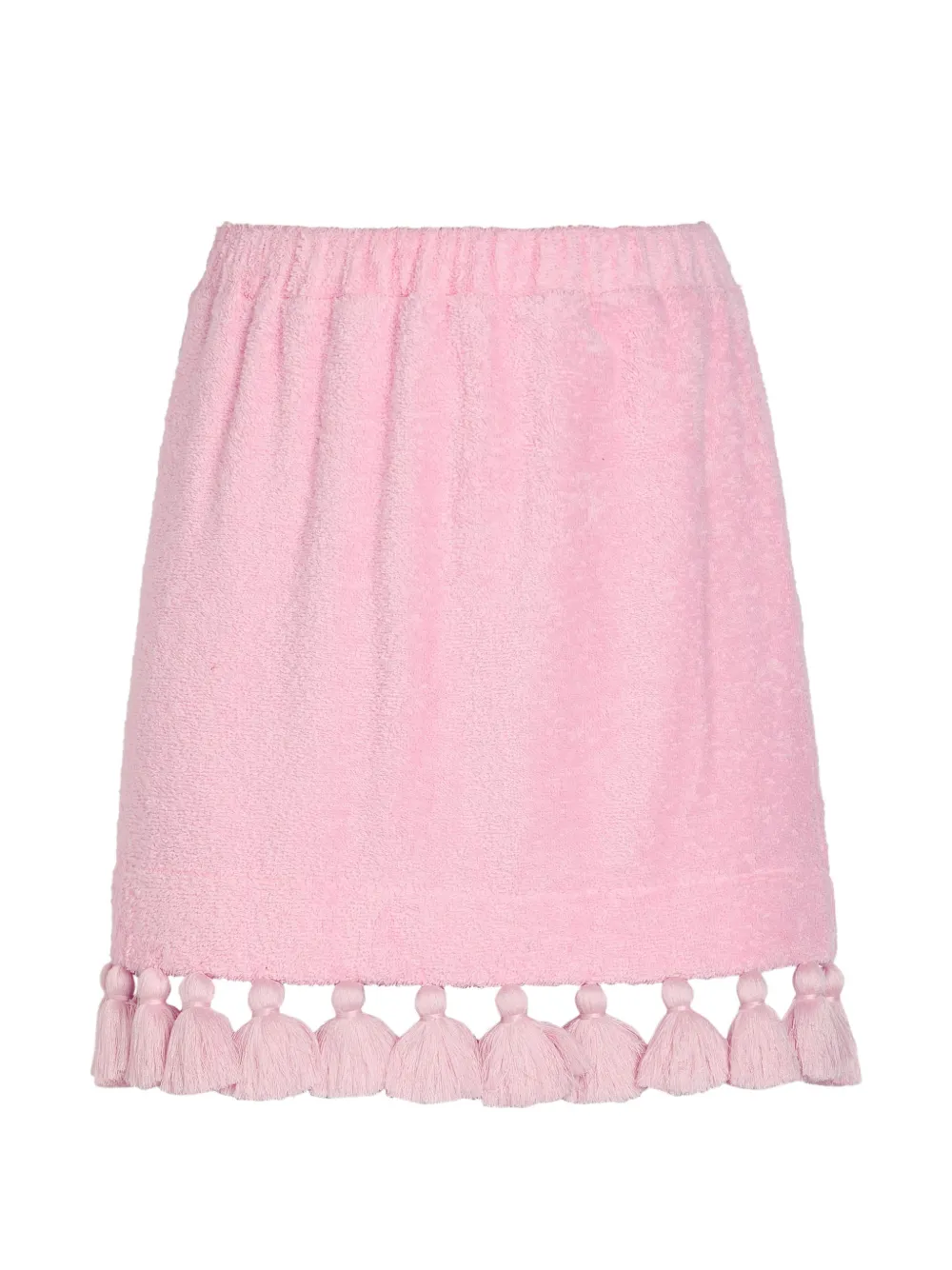 Cap d'Antibes Georgia tassel-trim mini skirt - Rosa