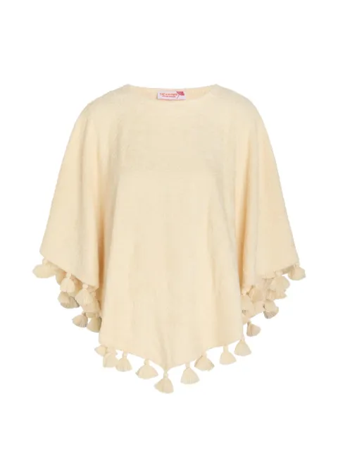 Cap d'Antibes Paola tassel-trim poncho