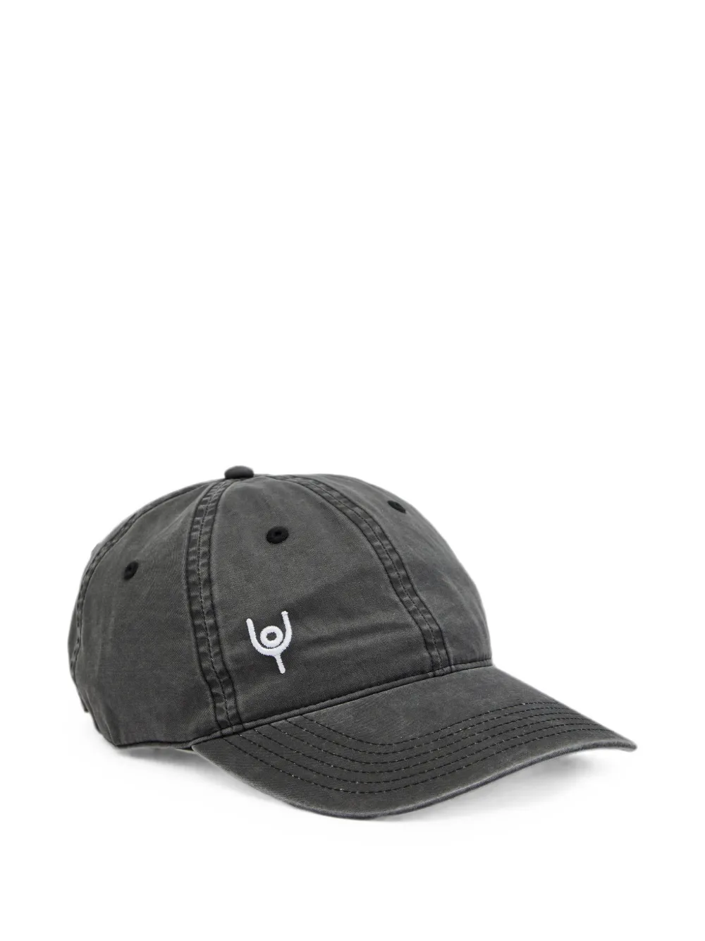 NOW YOU LIVE Origin logo-embroidered baseball cap - Nero