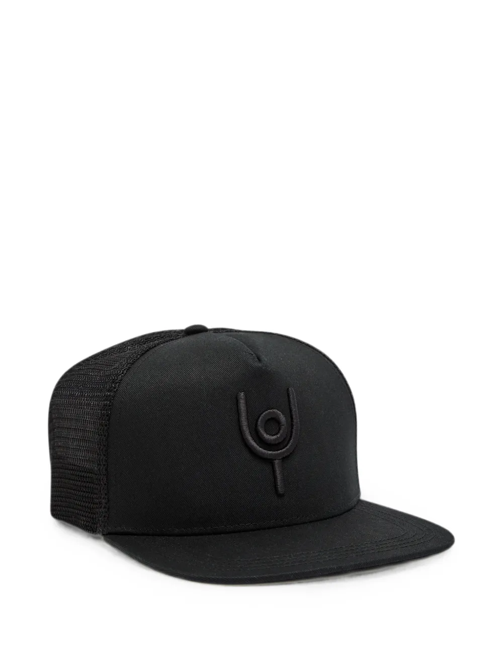 NOW YOU LIVE Trucker embroidered-logo cap - Schwarz