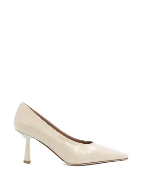 Notabene Emmy 70 patent-leather square-toe pumps