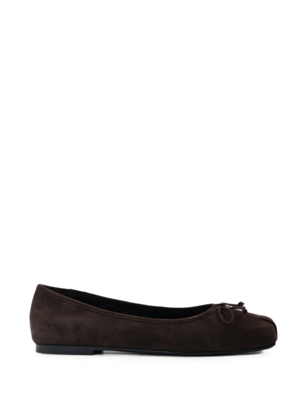 Notabene Serena bow-detail ballet flats - Marrone