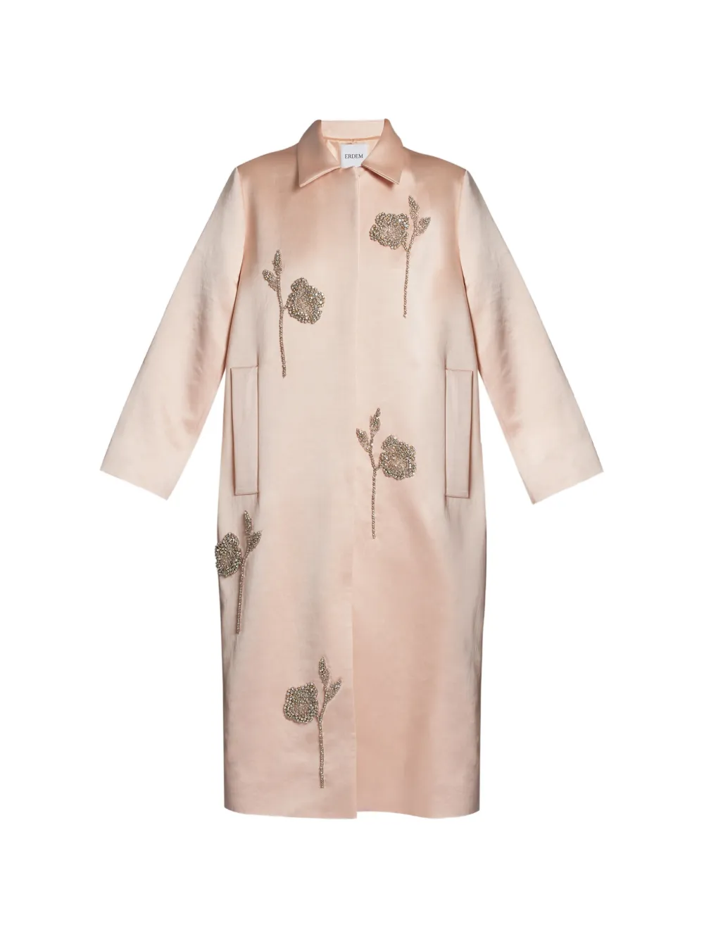 ERDEM ビジューシングルコート | ピンク | Image 1