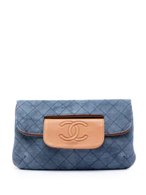 CHANEL Pre-Owned 1997 デニム マトラッセ ショルダーバッグ | ブルー