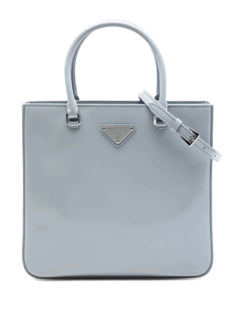 Prada Pre-Owned Borsa a tracolla Spazzolato media 2013-2026 - Blu