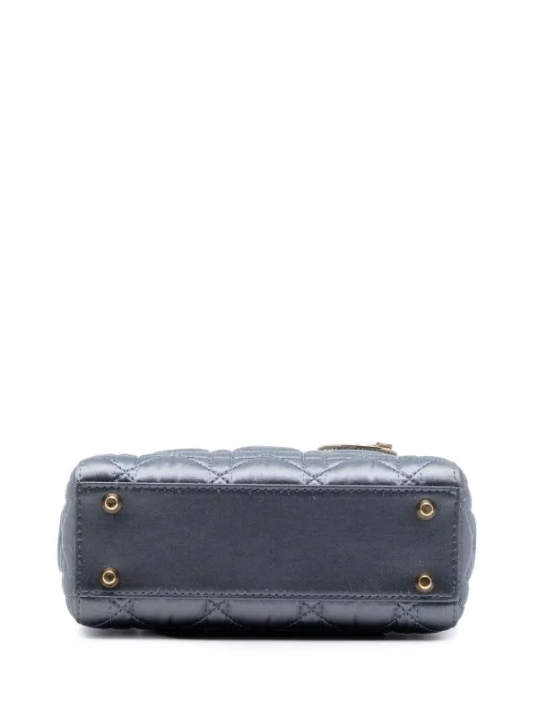Christian Dior Pre-Owned 2019 ミニ サテン カナージュ 