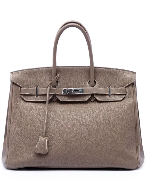 Hermès Pre-Owned 2009 Togo Birkin Retourne Handtasche 35cm