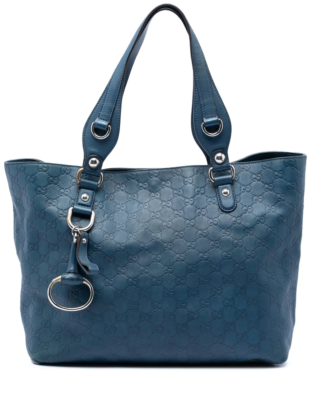 Gucci Pre-Owned Borsa tote Guccissima Icon Bit 2016-2026 - Blu